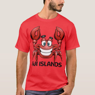 Fiji Islands Beach Family Vacation Group Resa Crab T Shirt