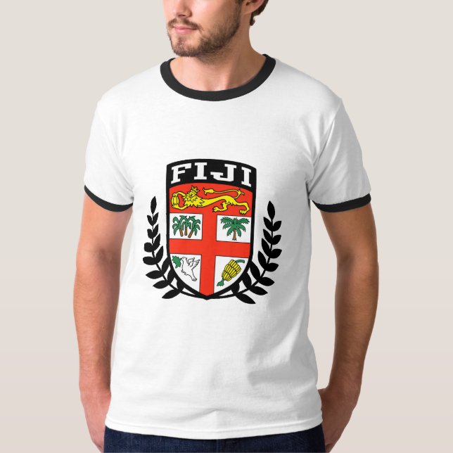 Fiji Jackar om Arm T-shirt (Framsida)