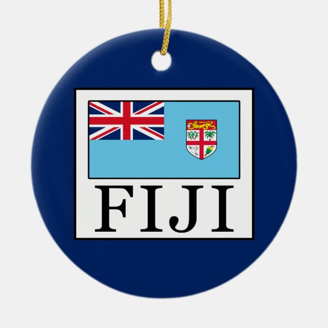 Fiji Julgransprydnad Keramik (Framsidan)