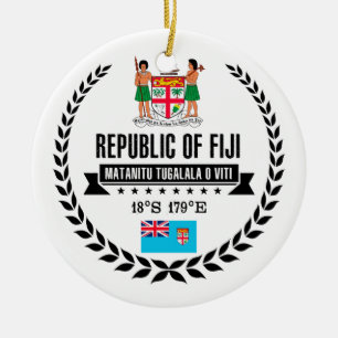 Fiji Julgransprydnad Keramik