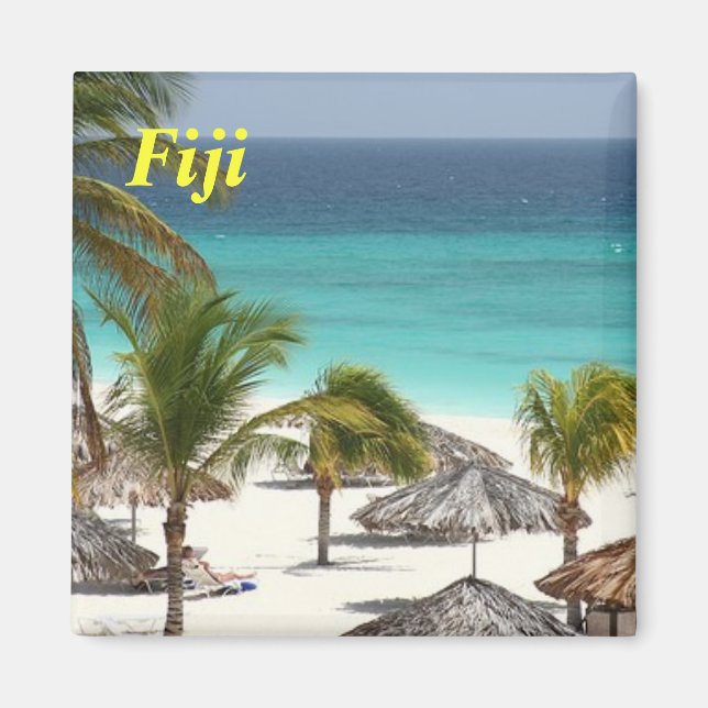 Fiji kökslägenhet magnet (Framsidan)