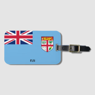 Fiji National Flagga Patriotic Bagagebricka