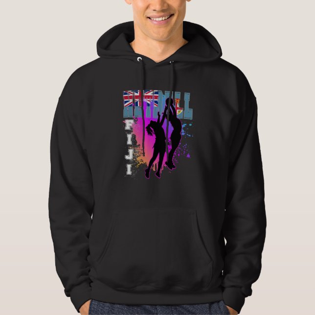 Fiji  Netball Hoodie (Framsida)
