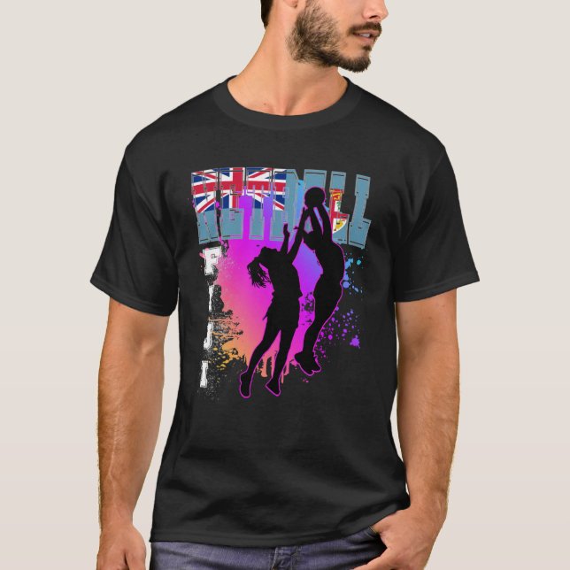 Fiji  Netball T Shirt (Framsida)