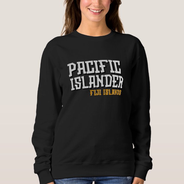 Fiji Pacific Islander Women's Sweatshirt T Shirt (Framsida)