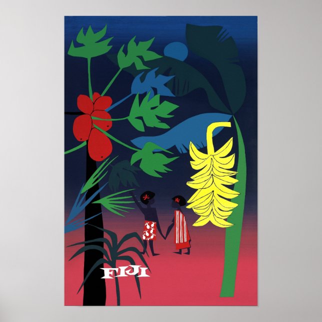 Fiji-reseaffisch Poster (Framsidan)