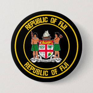 Fiji Round Emblem Knapp
