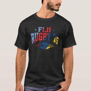 Fiji Rugby Sevens 7s Proud Fläkt of Fijian Team Su T Shirt