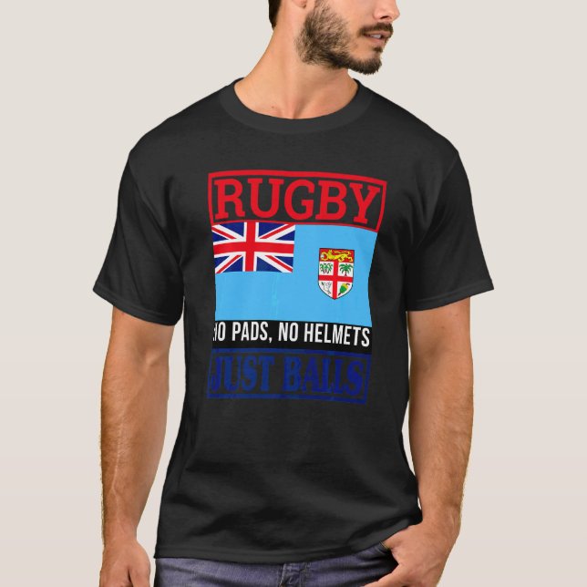 Fiji  Rugby T Shirt (Framsida)