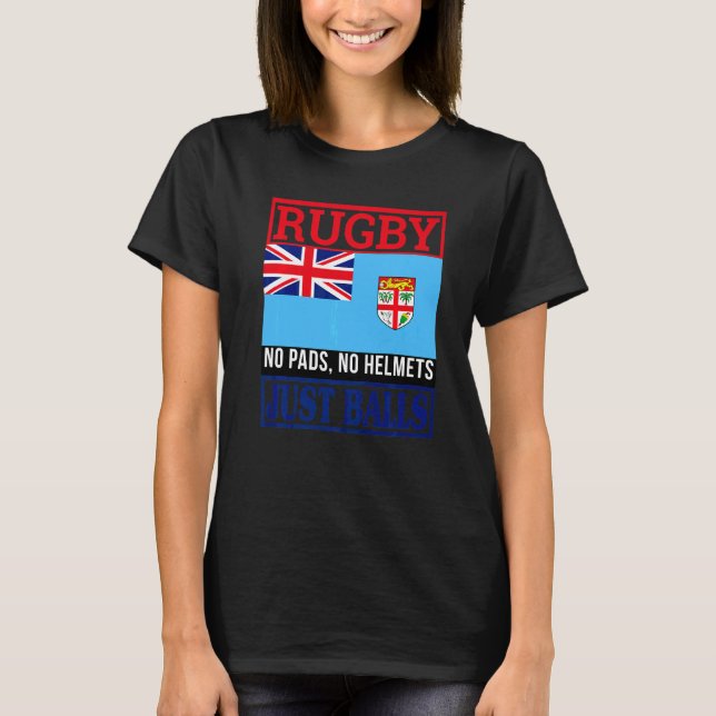 Fiji  Rugby T Shirt (Framsida)