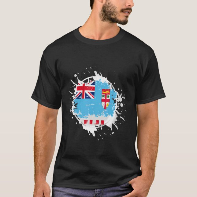 Fiji Stänk T Shirt (Framsida)