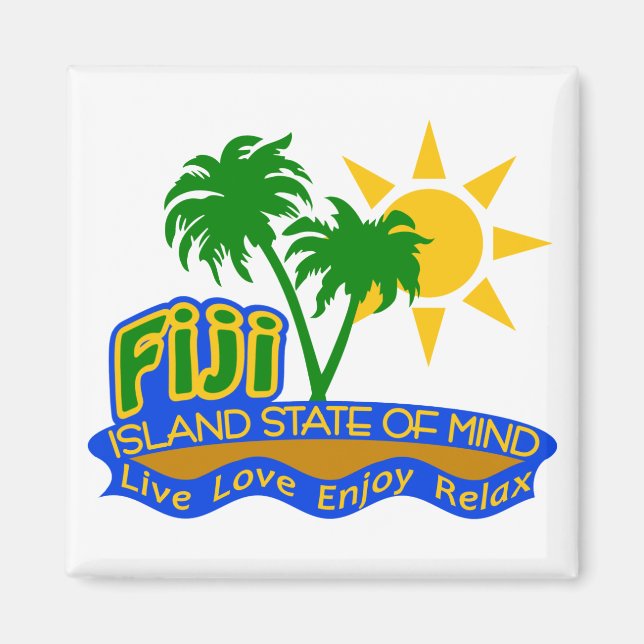 Fiji State of Mind magnet (Framsidan)