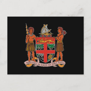 Fiji statsvapen vykort