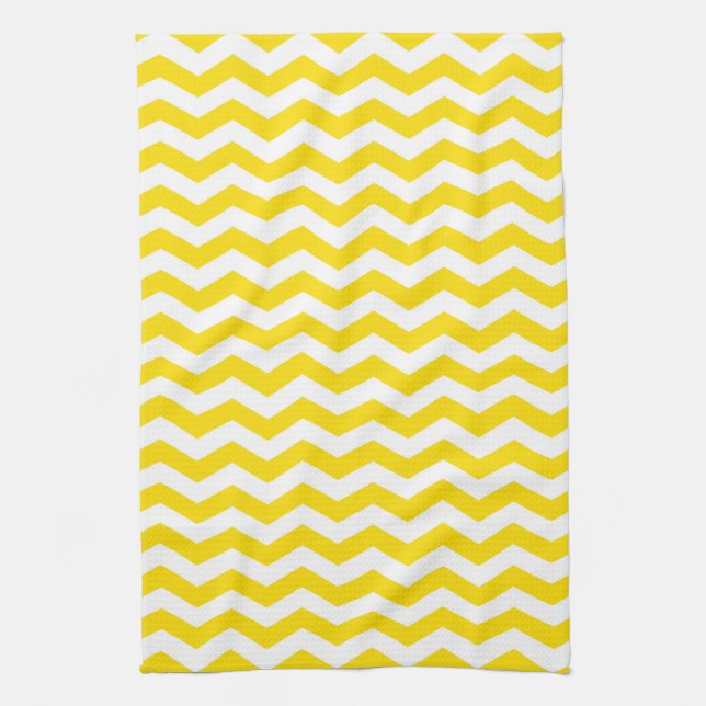 Fiji Sunrise Wave Chevron Kökshandduk (Vertikal)