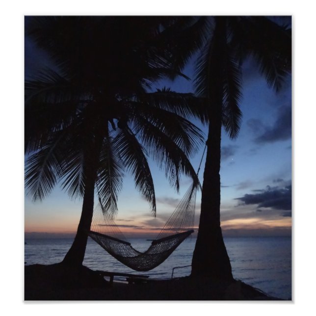Fiji Sunset Fototryck (Framsidan)