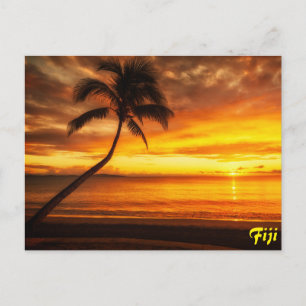 Fiji Sunset-kort Vykort