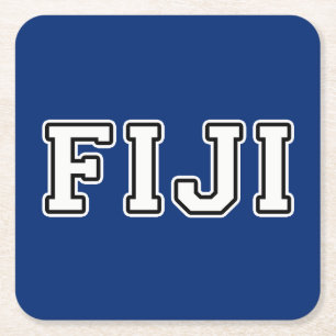 Fiji Underlägg Papper Kvadrat