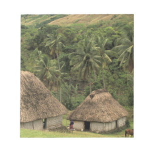 Fiji, Viti Levu, Navala, Traditionella Bure-hus Anteckningsblock