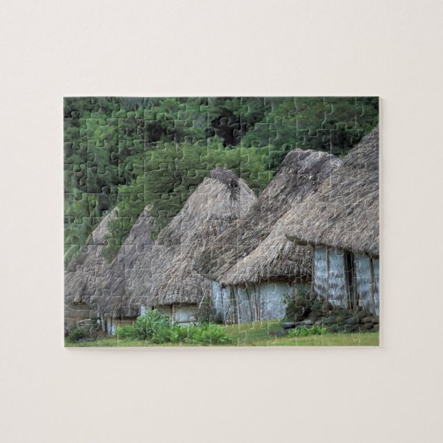 Fiji, Viti, Traditionella hyddhus. Pussel (Horisontell)