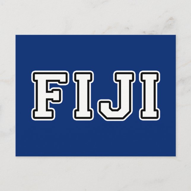 Fiji Vykort (Framsida)