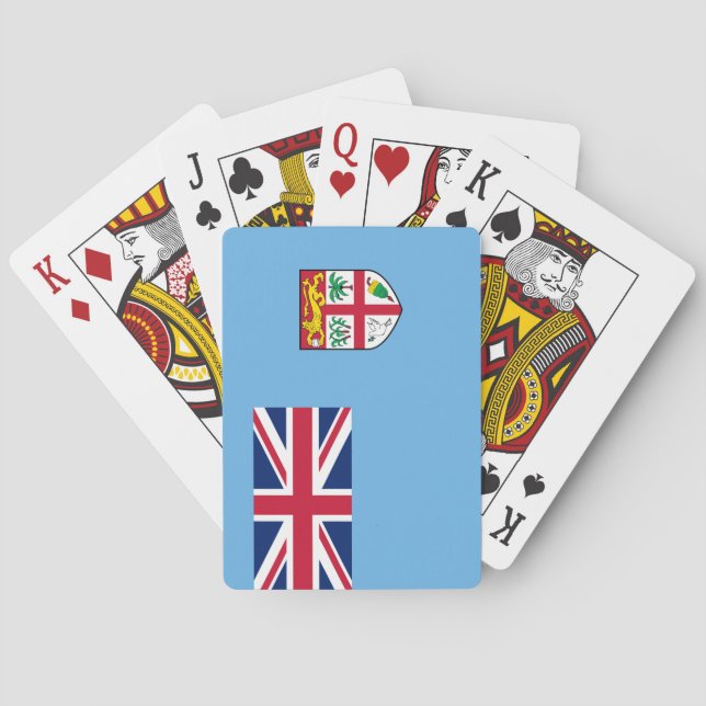 Fijian Flagga (Fiji) Casinokort (Baksidan)