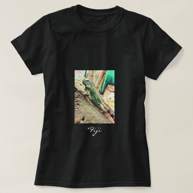 Fijian Iguana lizard reptile T Shirt (Design framsida)