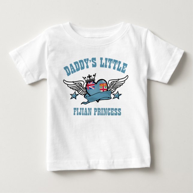 Fijian princess-design t-shirt (Framsida)