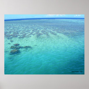 Fijianen bevattnar poster