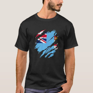 Fijians Flagga Fiji T Shirt