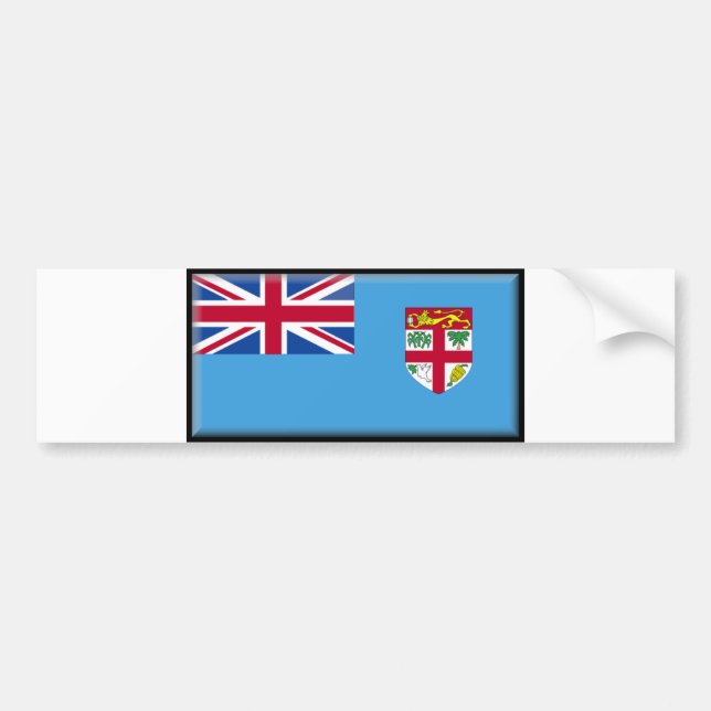 Fijiansk flagga bildekal (Framsidan)