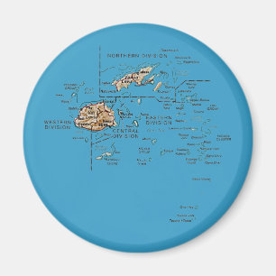 Fijiansk kartamagnet magnet