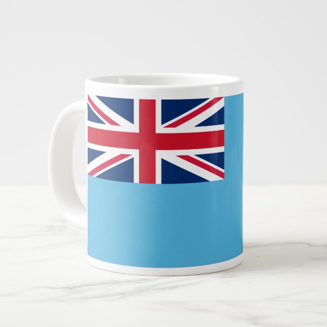 Fijianska Flagga Jumbo Mugg (Framsida vänster)