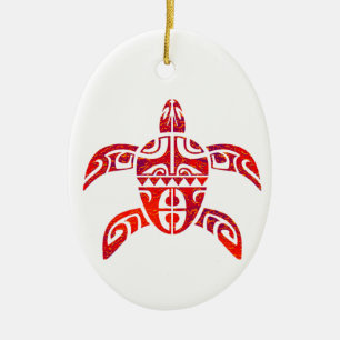 FIJIANSKÖLDPADDAN JULGRANSPRYDNAD KERAMIK