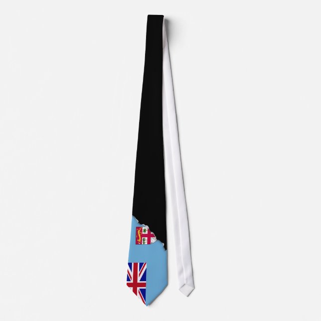 Fijiöarna Flagga Slips (Framsida)