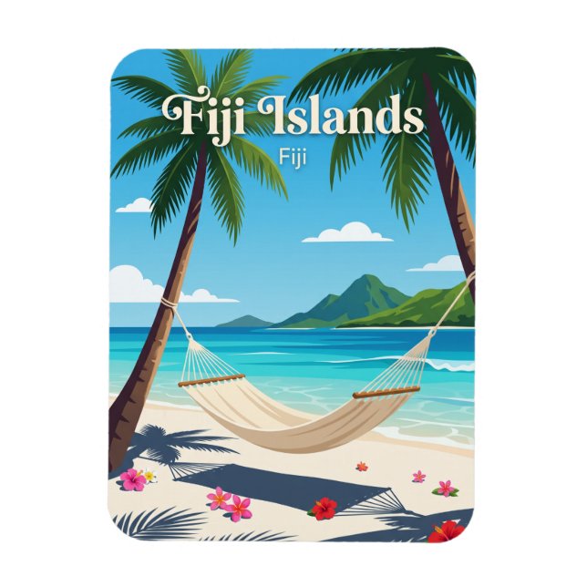 Fijiöarna Magnet (Vertikal)