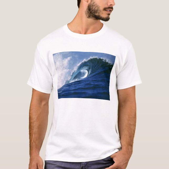 Fijiöarna, Tavarua, Cloudbreak. En våg Tee Shirt (Framsida)