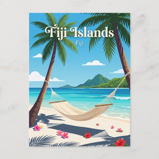 Fijiöarna Vykort (Framsida)