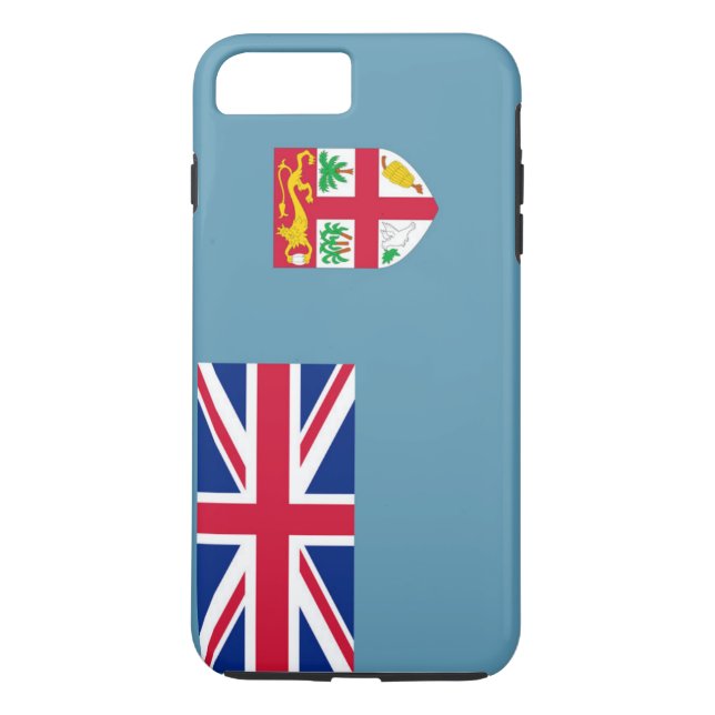 Fijis flagga Case-Mate iPhone skal (Baksida)