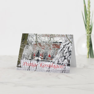 Fijne kerstdagen - Nederländsk jul Helgkort