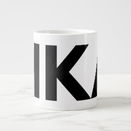 FIKA Bold Black and White Specialty Mugg Jumbo Mugg