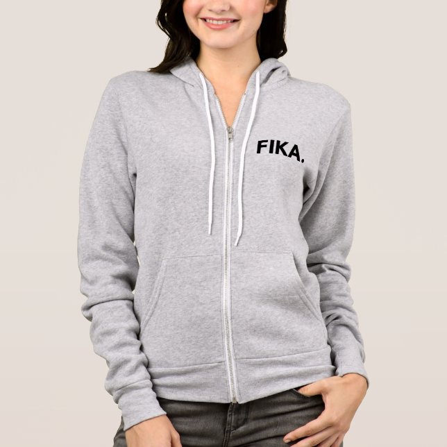 FIKA Bold Hoodie T Shirt (Framsida)