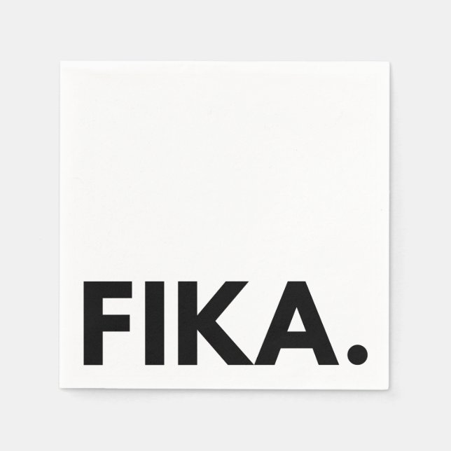 Fika Bold Pappersservett (Framsidan)
