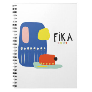 Fika Déco Notebook Anteckningsbok