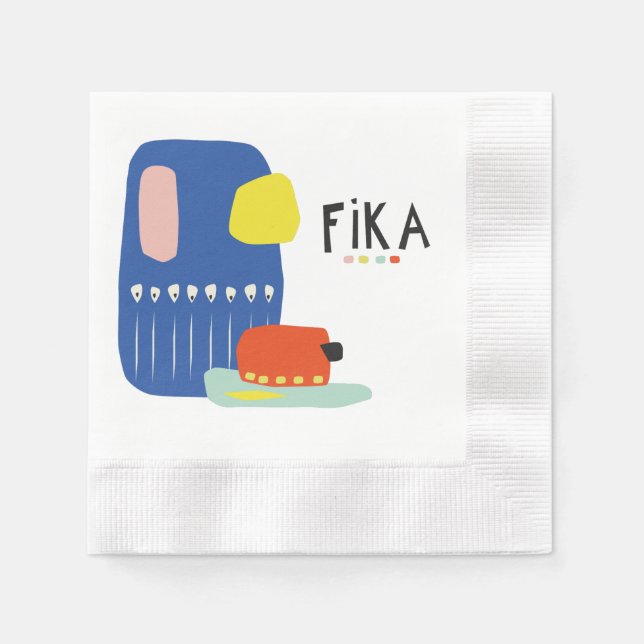 Fika Déco Pappersservett (Framsidan)