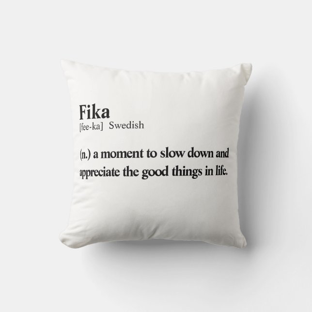 Fika Dekorativ kudde (Framsida)