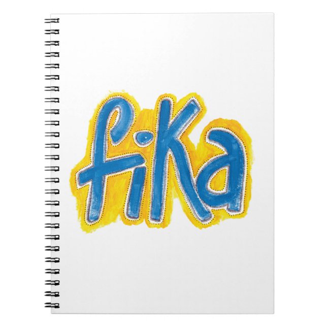Fika dots anteckningsbok (Framsidan)