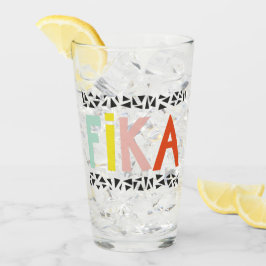 Fika Färg Black Glaskopp