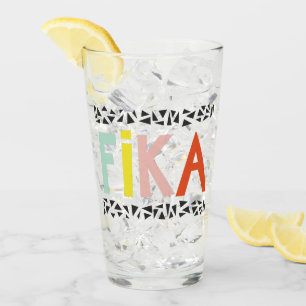 Fika Färg Black Glaskopp