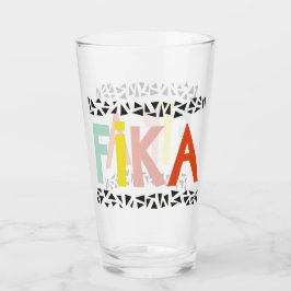 Fika Färg Black Glaskopp
