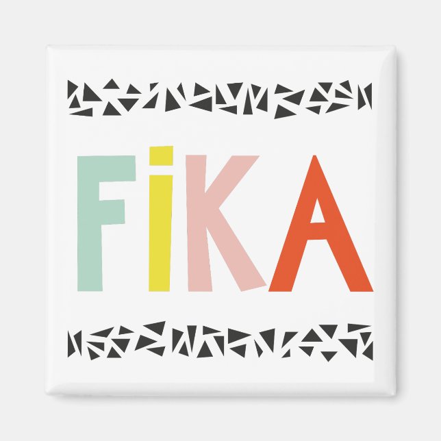Fika Färg Magnet (Framsidan)